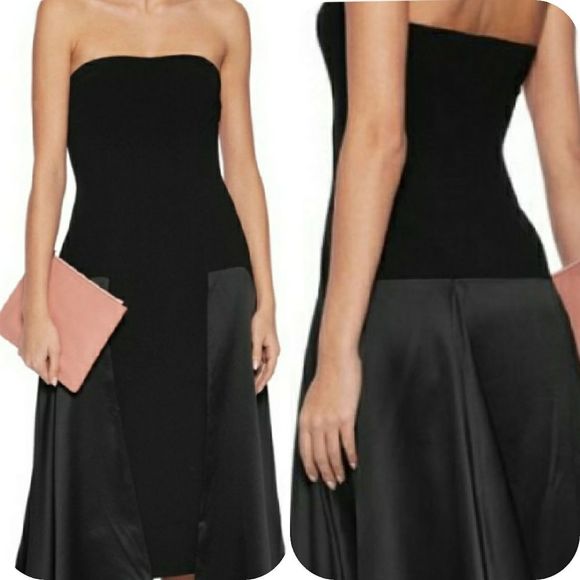 Cinq À Sept Strapless Draped Silk-paneled - Picture 10 of 10